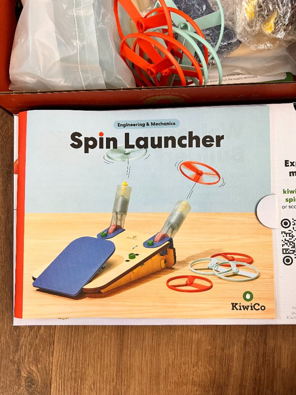 NEW KiwiCo Spin Launcher Tinker STEAM Crate age 9+